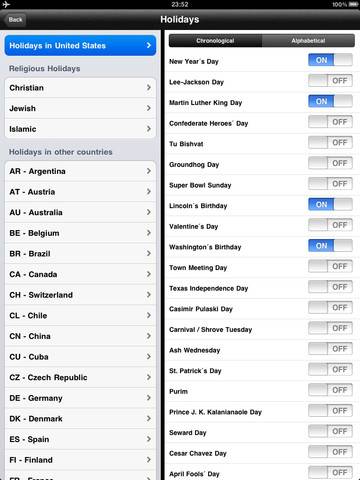 Holiday App