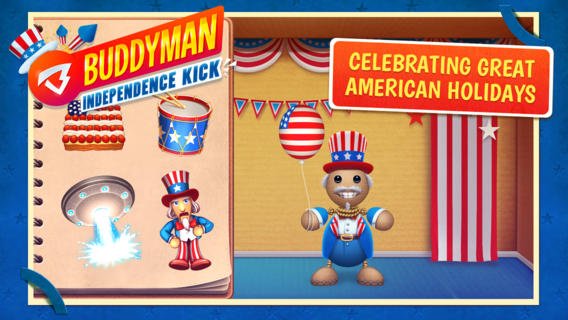 Buddyman: Independence Kick (by Kick the Buddy)