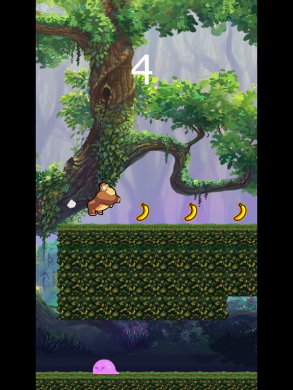 super monkey kong run & jump in forest adventure