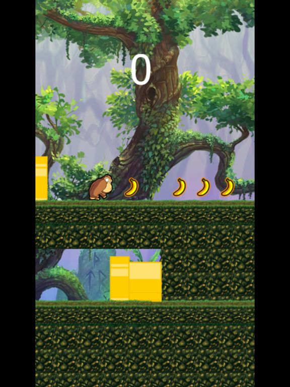 super monkey kong run & jump in forest adventure