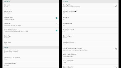 Backgammon NJ for Android