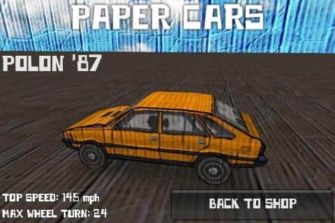 Paper Cars