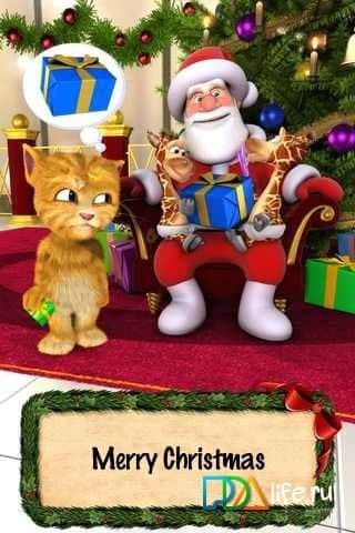 Talking Santa meets Ginger